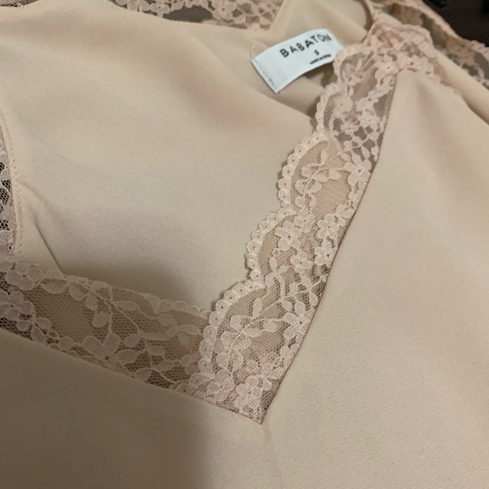 Soft pink tank top